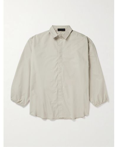 Fear Of God Cotton-blend Twill Shirt - White