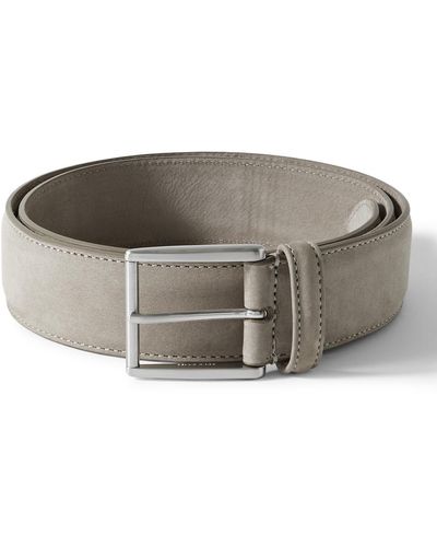 Anderson's 4cm Nubuck Belt - Gray