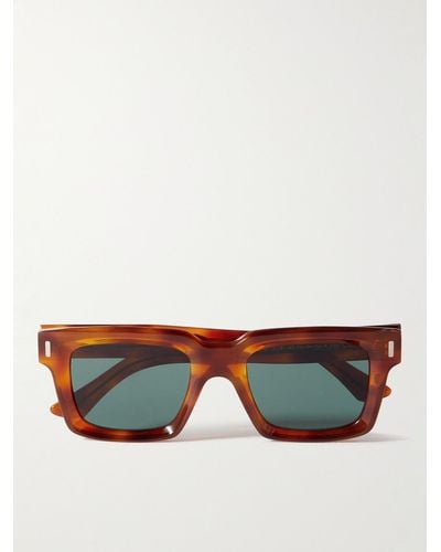 Cutler and Gross D-frame Acetate Sunglasses - Brown