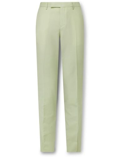 Paul Smith Slim-fit Wool And Mohair-blend Suit Pants - Green