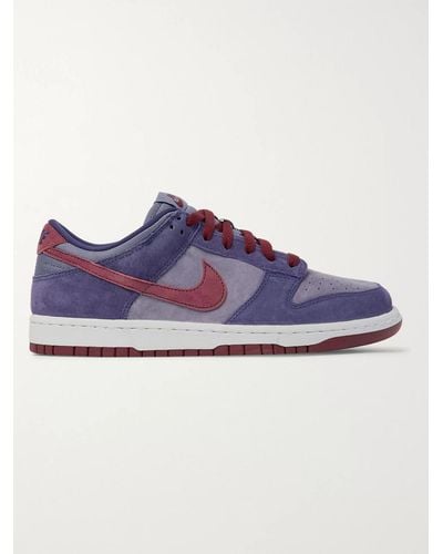 Nike Dunk Suede Trainers - Blue