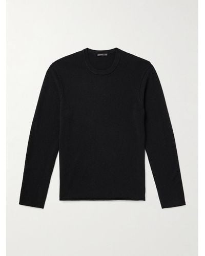 James Perse Recycled-cashmere Jumper - Black
