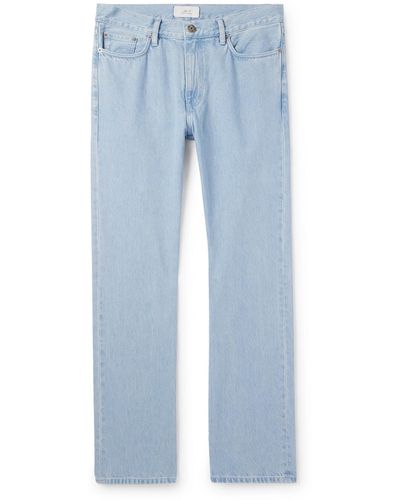 MR P. Straight-leg Organic Jeans - Blue