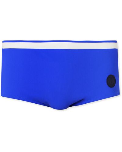 Frescobol Carioca Sunga Logo-appliquéd Striped Swim Briefs - Blue