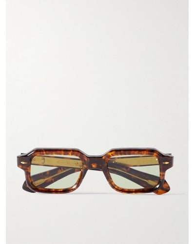 Jacques Marie Mage Sandro Square-frame Tortoiseshell Acetate Sunglasses - Multicolour