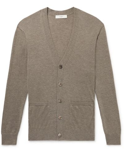 James Purdey & Sons Cashmere Cardigan - Gray