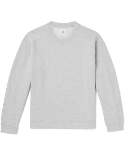 Folk Prism Embroidered Cotton-jersey Sweatshirt - White