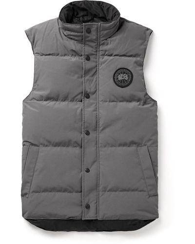 Canada Goose Black Label Garson Quilted Shell Down Gilet - Gray