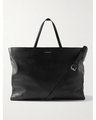 Balenciaga Passenger Leather Tote Bag - Black