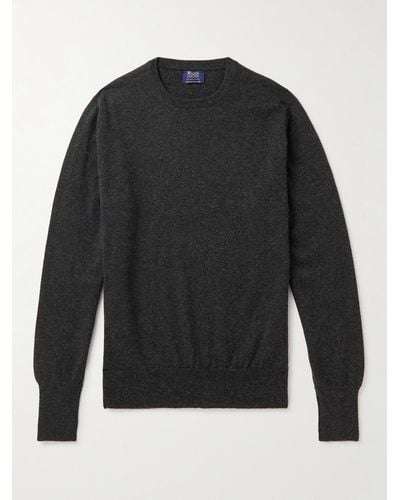 William Lockie Oxton Cashmere Sweater - Grey
