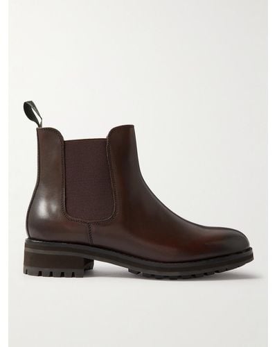 Polo Ralph Lauren Bryson Leather Chelsea Boots - Brown