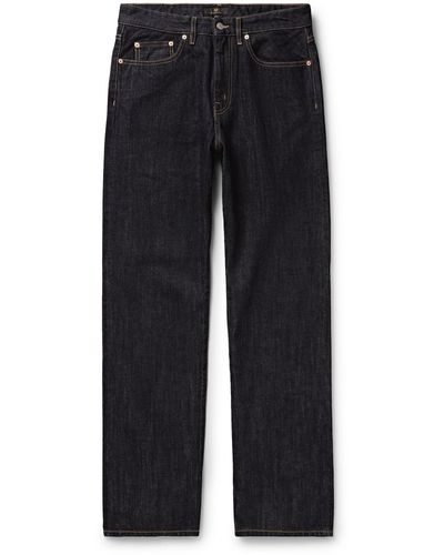 Belstaff Brockton Straight-leg Selvedge Jeans - Blue