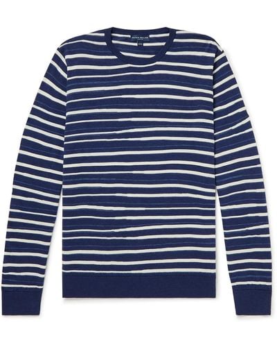 Peter Millar Offshore Striped Wool - Blue