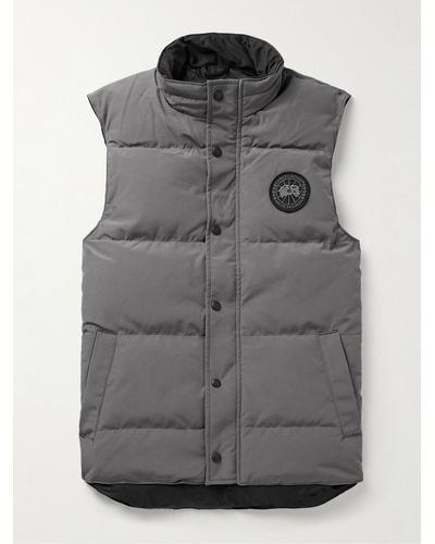 Canada Goose Black Label Garson Quilted Shell Down Gilet - Grey