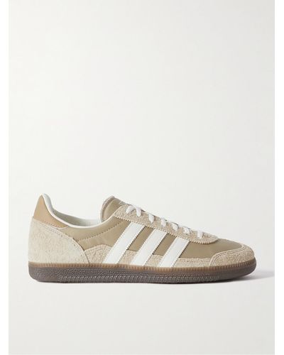 adidas Originals Wensley SPZL Sneakers aus Mesh mit Besatz aus Leder und Veloursleder - Natur