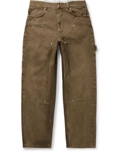 Givenchy Carpenter Straight-leg Jeans - Natural