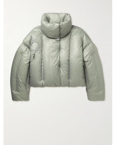 Moncler Genius Dingyun Zhang Aloby Oversized Quilted Shell Hooded Down Jacket - Grey