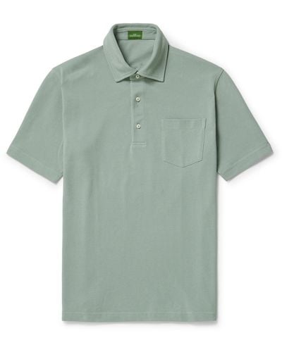Sid Mashburn Pima Cotton-piqué Polo Shirt - Green