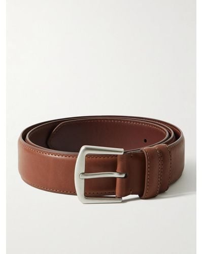 Loro Piana Alsavel 3cm Leather Belt - Brown