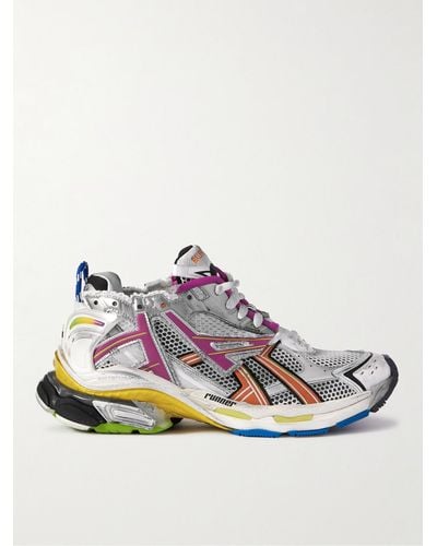 Balenciaga Runner Sneakers aus Nylon - Grau