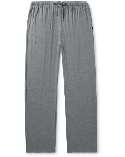 Derek Rose Marlowe 1 Stretch-modal Jersey Pajama Pants - Gray