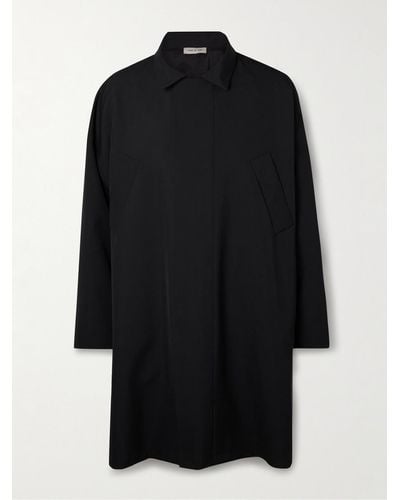 Fear Of God Trenchcoat aus Woll-Crêpe - Schwarz