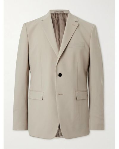 Theory Chambers Virgin Wool-blend Twill Suit Jacket - Natural