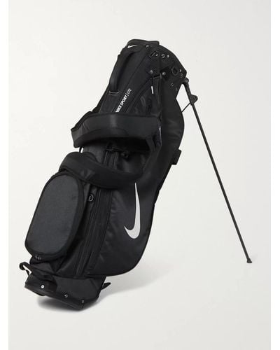 Nike Sport Lite Logo-print Textured-shell Golf Bag - Black