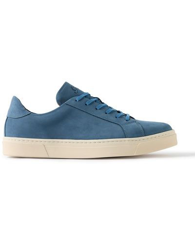 George Cleverley Jack Ii Nubuck Sneakers - Blue