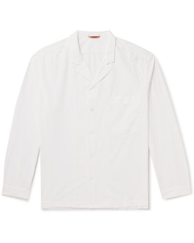 Barena Camp-collar Cotton Shirt - White