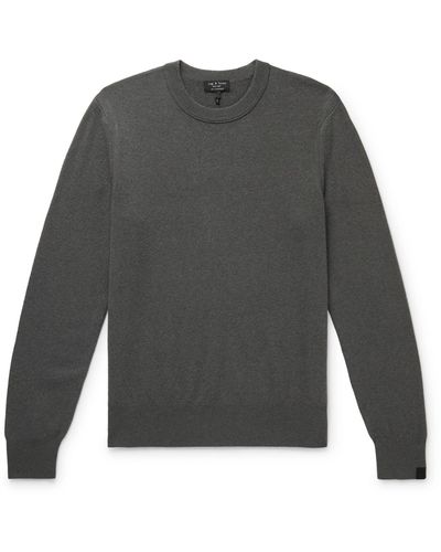 Rag & Bone Harding Slim-fit Cashmere Sweater - Gray
