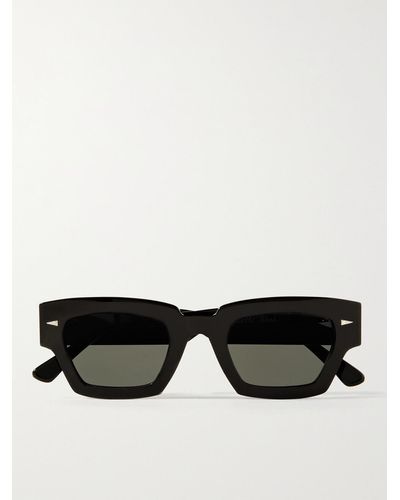 Ahlem Villette Rectangle-frame Acetate Sunglasses - Black