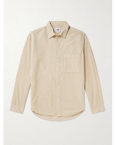 NN07 Arne 5120 Cotton-blend Corduroy Shirt - Natural