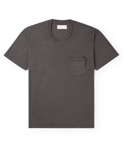 Les Tien Cotton-jersey T-shirt - Gray