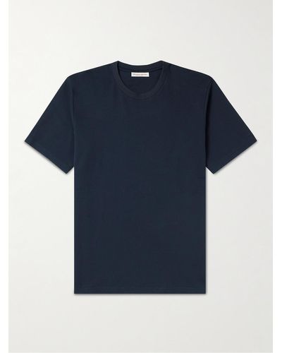 Orlebar Brown Deckard T-Shirt aus Baumwoll-Jersey - Blau