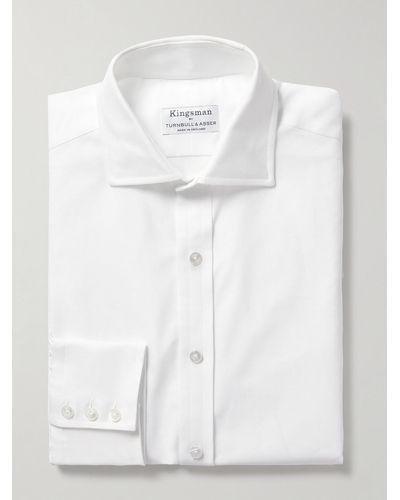 Kingsman Cotton Royal Oxford Shirt - White