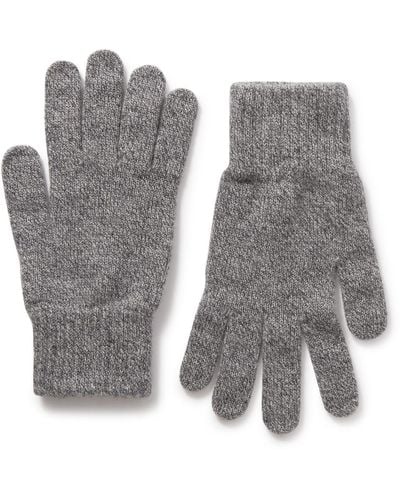 William Lockie Cashmere Gloves - Gray