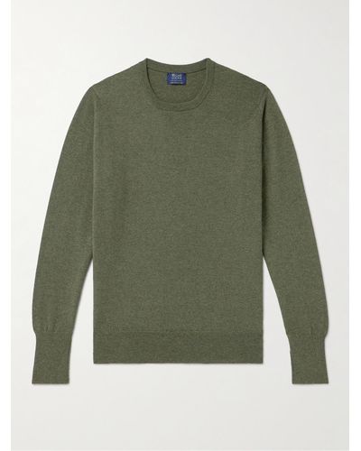 William Lockie Oxton Cashmere Sweater - Green