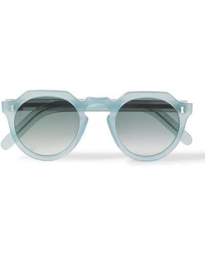 MR P. Cubitts Cromer Round-frame Acetate Sunglasses - Green