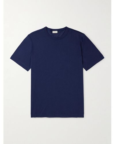 Dries Van Noten Cotton-jersey T-shirt - Blue
