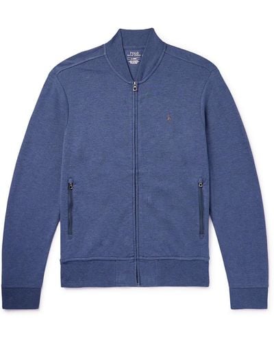 Polo Ralph Lauren Cotton-blend Jersey Sweatshirt - Blue