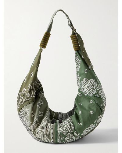 Kapital Bandana-print Cotton Belt Bag - Green