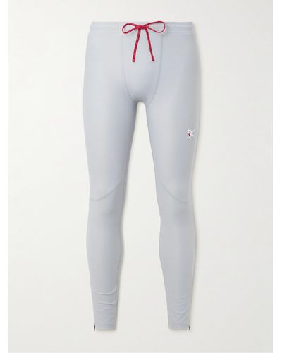 District Vision Lono Stretch Recycled-jersey Tights - White