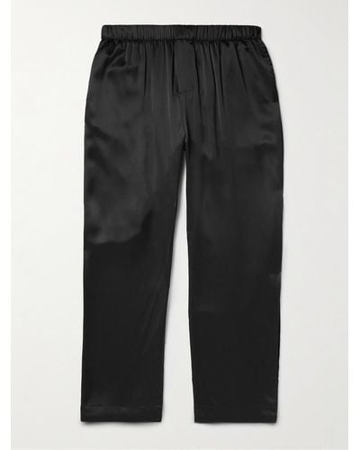 GALLERY DEPT. Silk Pyjama Trousers - Black
