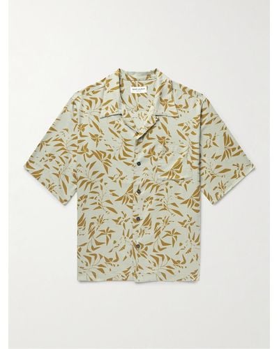 Saint Laurent Hemd mit Palmen-Print - Mehrfarbig