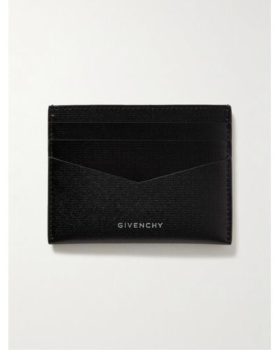 Givenchy Logo-print Textured-leather Cardholder - Black