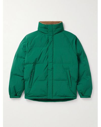 Saturdays NYC Enomoto Quilted Padded Shell Jacket - Green