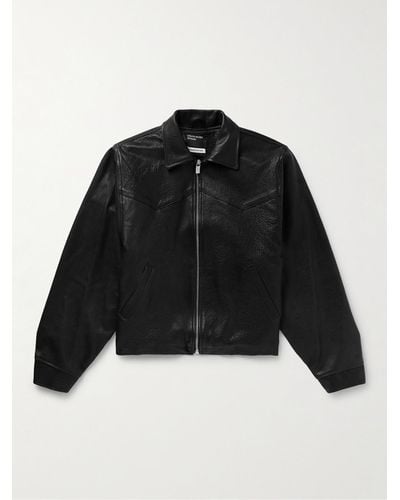 Enfants Riches Deprimes Leather Jacket - Black