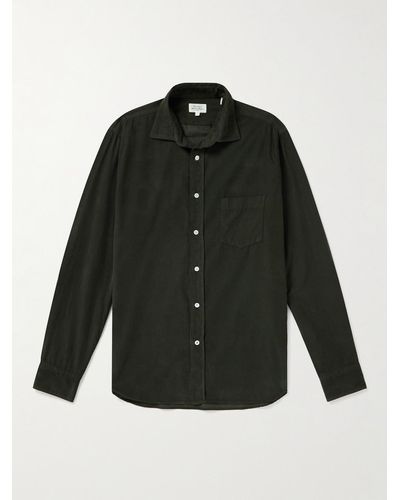 Hartford Paul Cotton-corduroy Shirt - Black