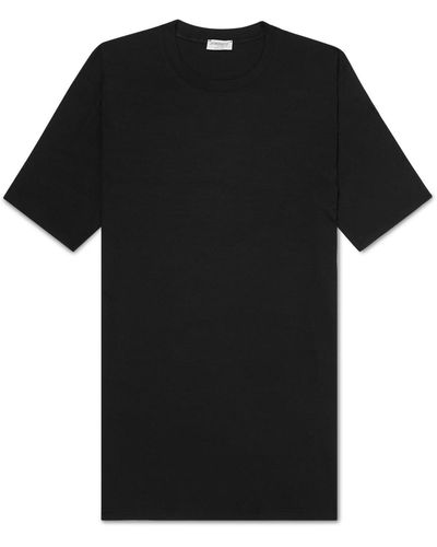 Zimmerli of Switzerland Pureness Stretch-micro Modal T-shirt - Black